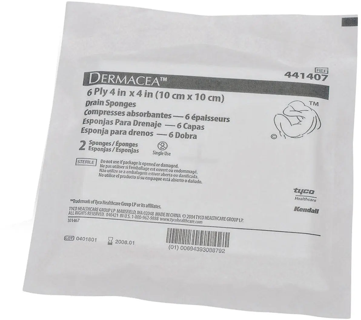 COVIDIEN Dermacea Drain Sponge