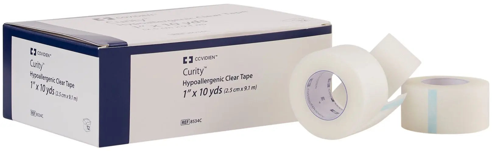 COVIDIEN Kendall Hypoallergenic Clear Tape