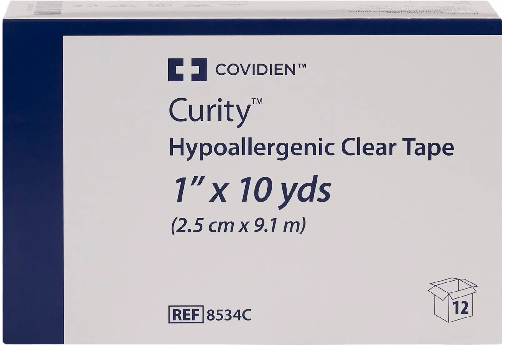 COVIDIEN Kendall Hypoallergenic Clear Tape