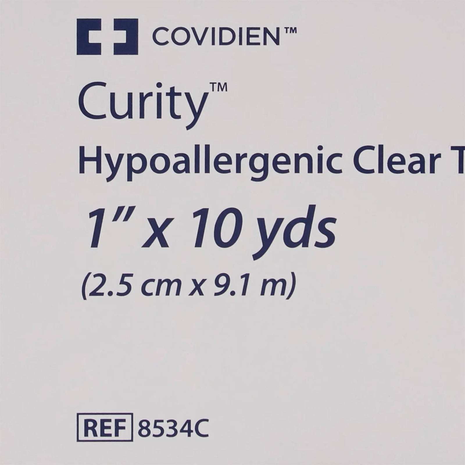 COVIDIEN Kendall Hypoallergenic Clear Tape
