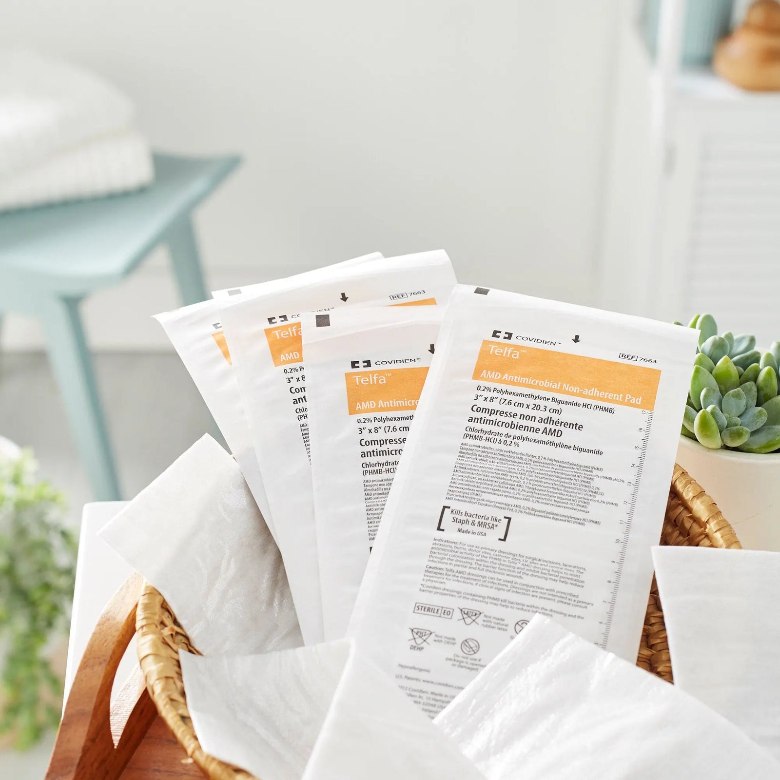 COVIDIEN Telfa AMD Antimicrobial Non-Adherent Dry Dressings