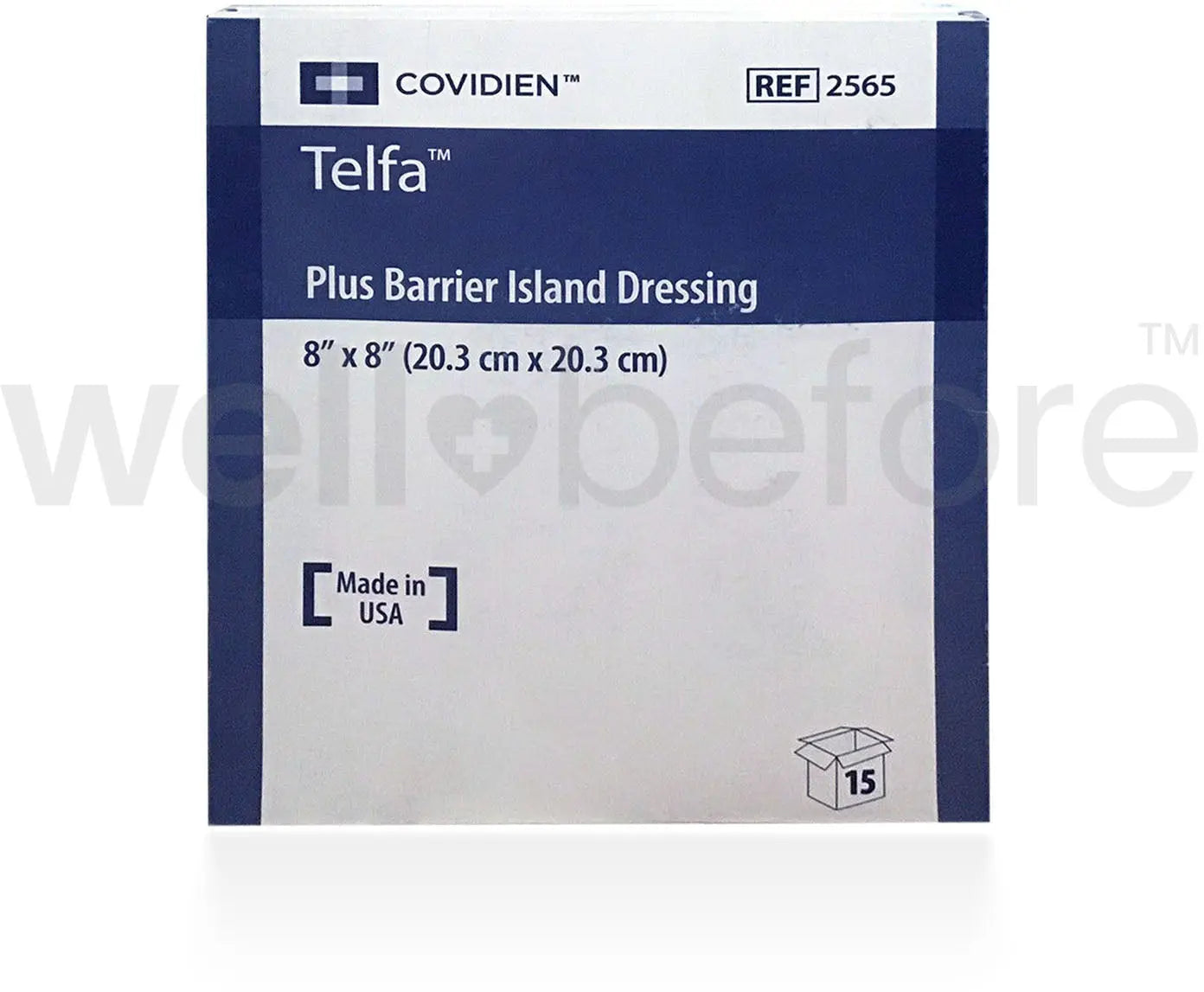COVIDIEN Telfa Plus Plus Barrier Island Dressing