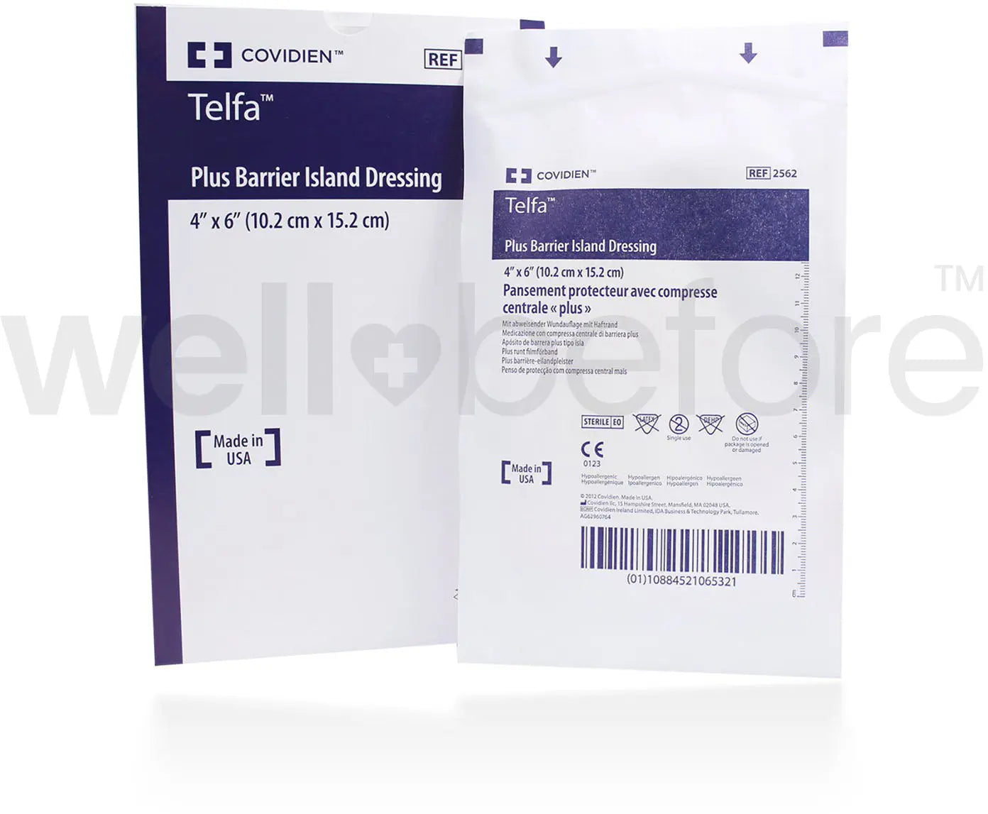 COVIDIEN Telfa Plus Plus Barrier Island Dressing