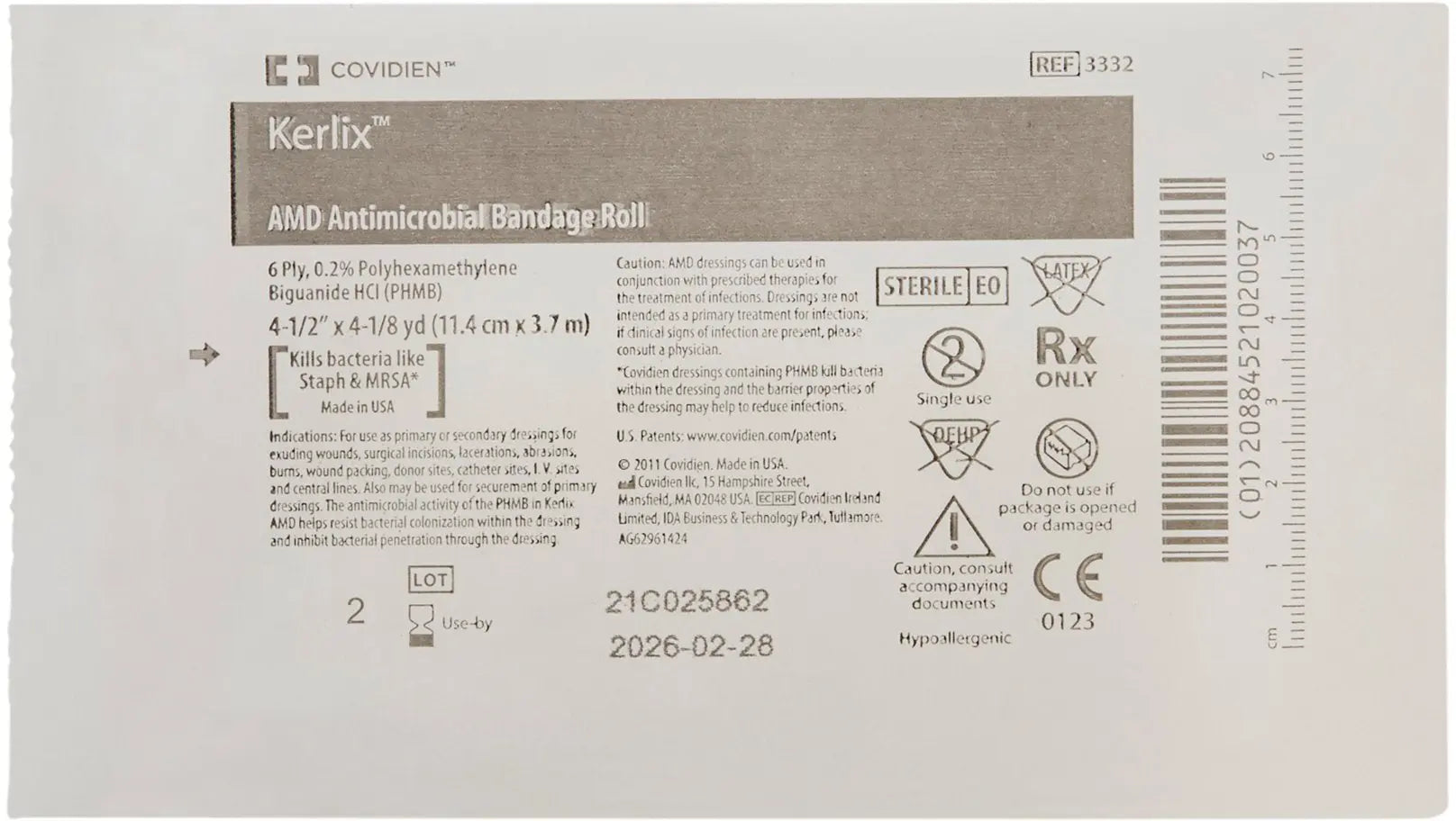 Cardinal Health Kerlix AMD Antimicrobial Rolls