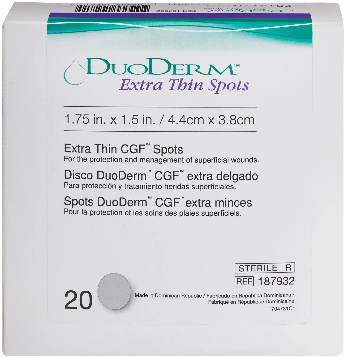 ConvaTec DuoDERM Extra Thin