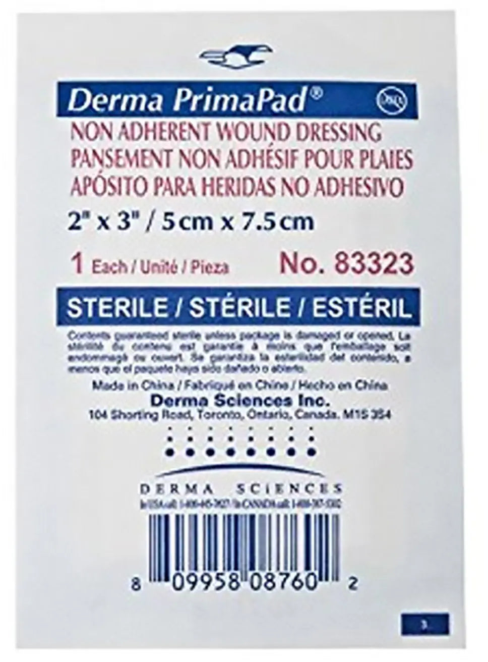 Derma Primapad Non-Adherent Wound Dressing