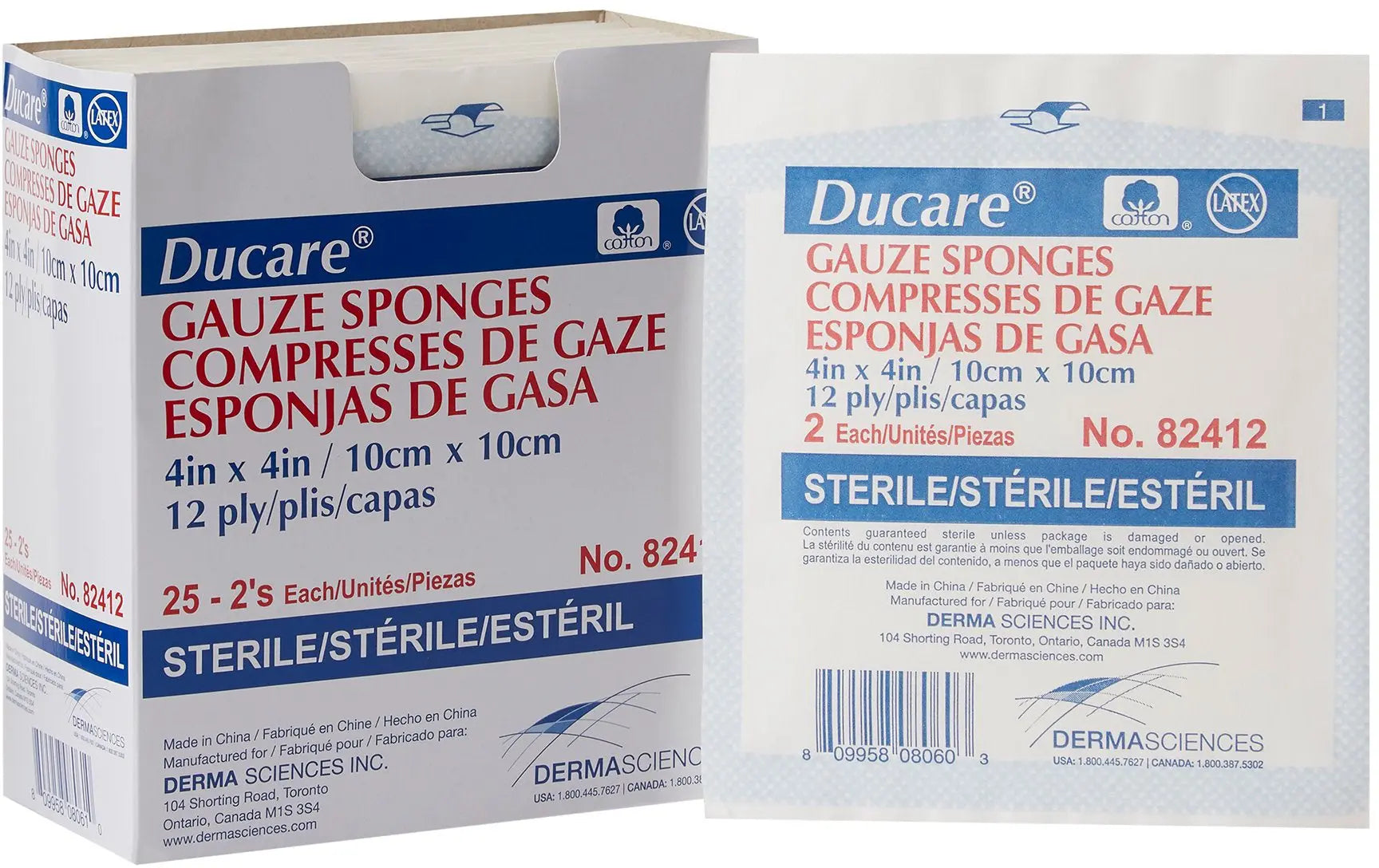Derma Sciences Ducare Gauze Sponges