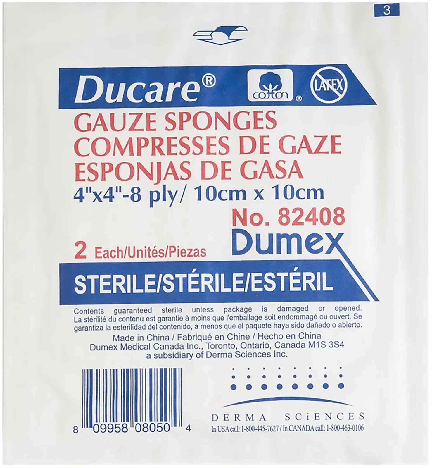Derma Sciences Ducare Gauze Sponges