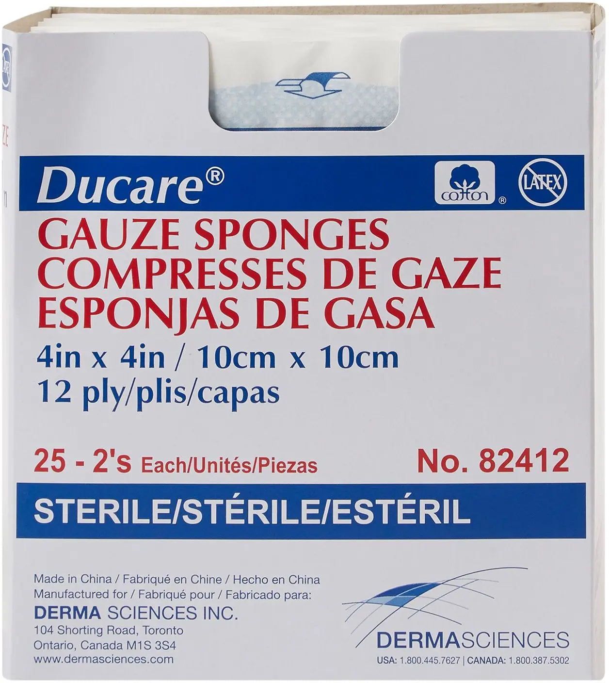 Derma Sciences Ducare Gauze Sponges