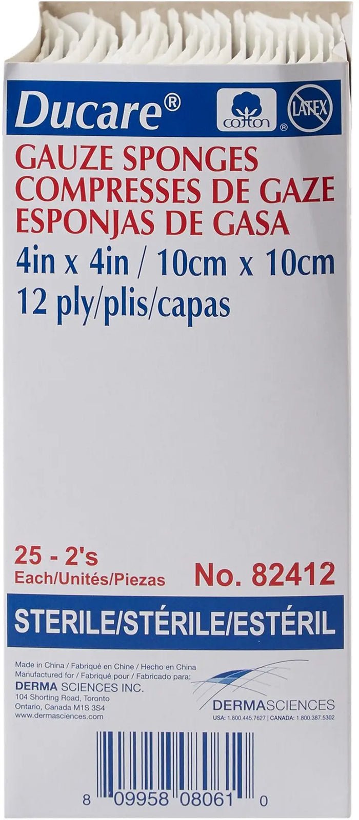 Derma Sciences Ducare Gauze Sponges