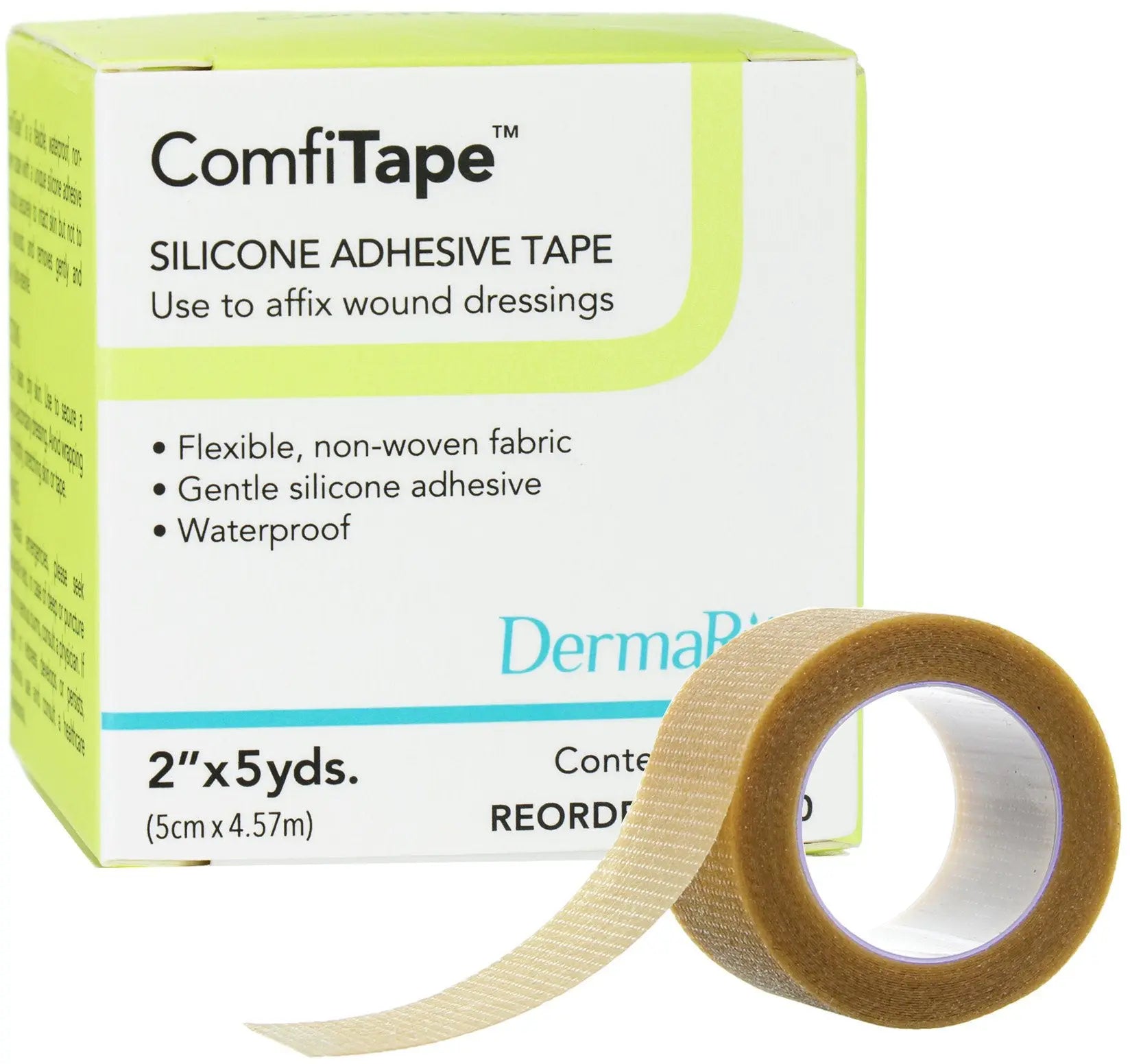 DermaRite ComfiTape Silicone Adhesive Tape