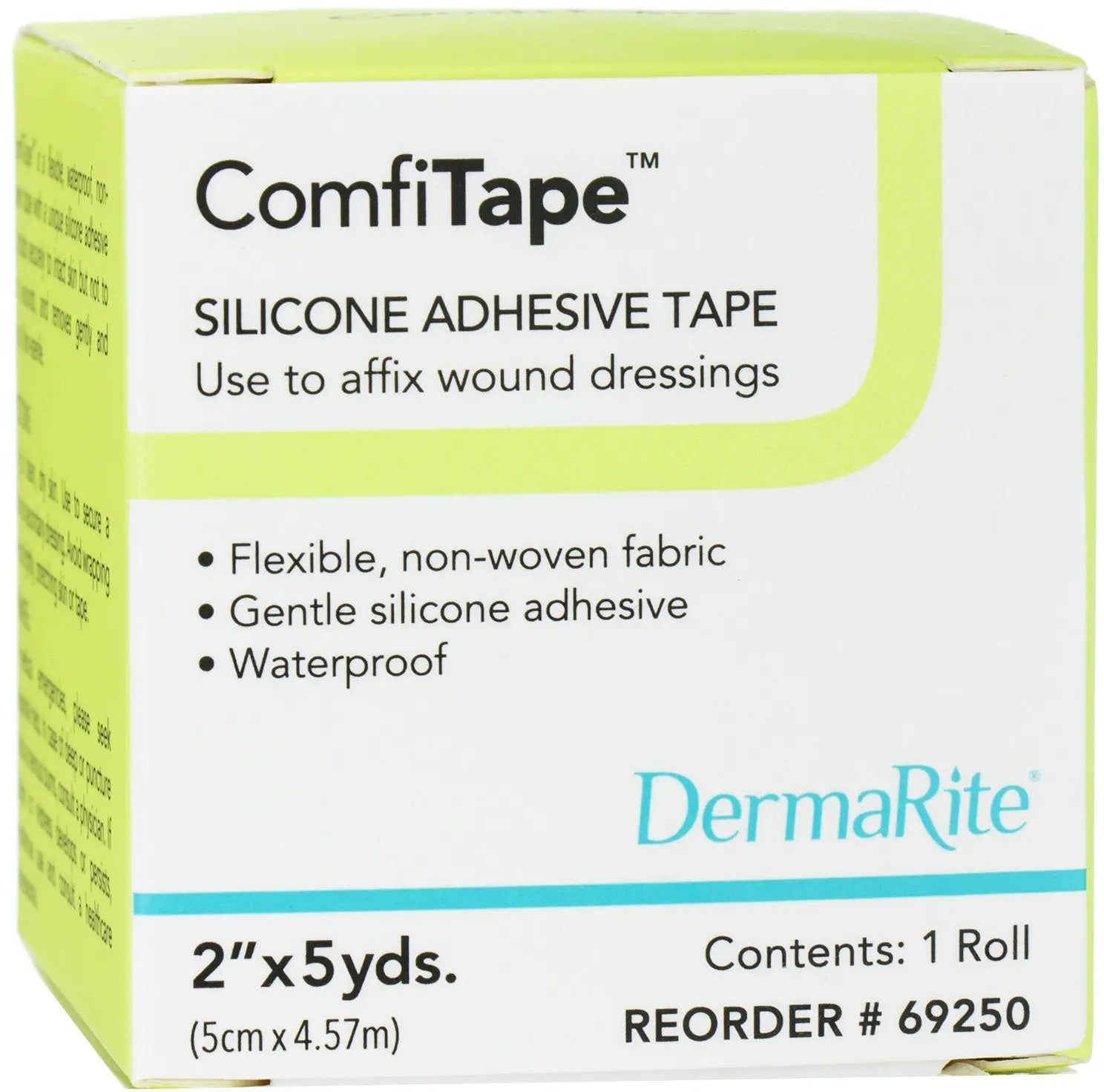 DermaRite ComfiTape Silicone Adhesive Tape