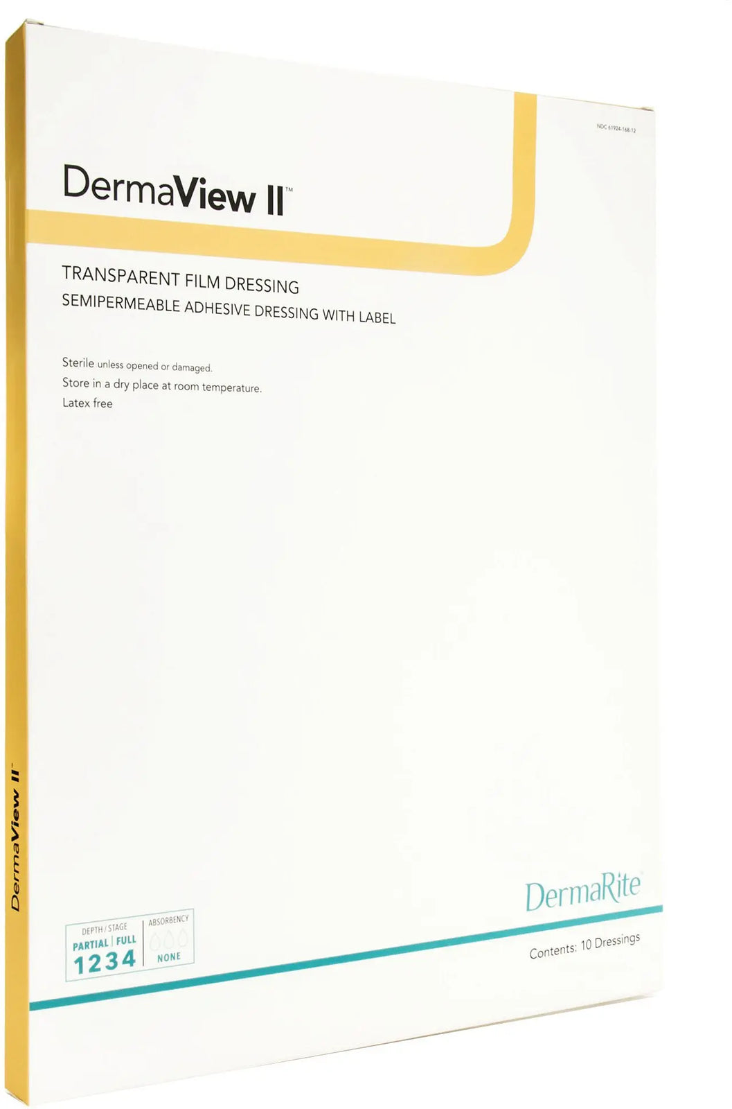 DermaRite DermView II Transparent Film Dressing