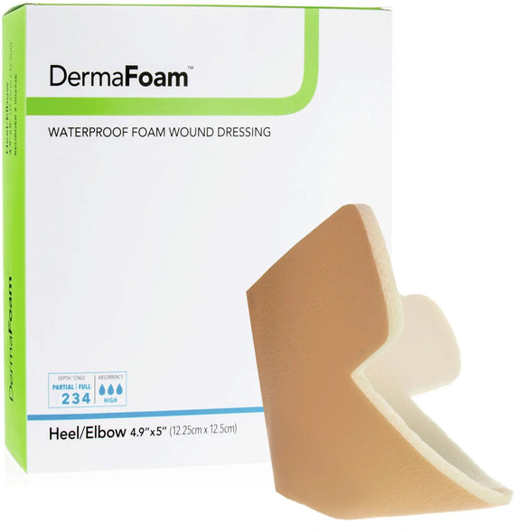 DermaRite DermaFoam Waterproof Foam Wound Dressing