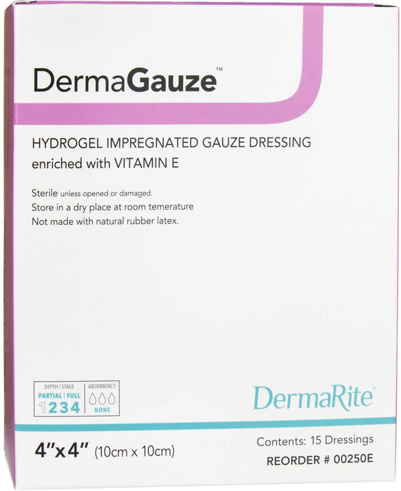 DermaRite DermaGauze Hydrogel Impregnated Gauze Dressing