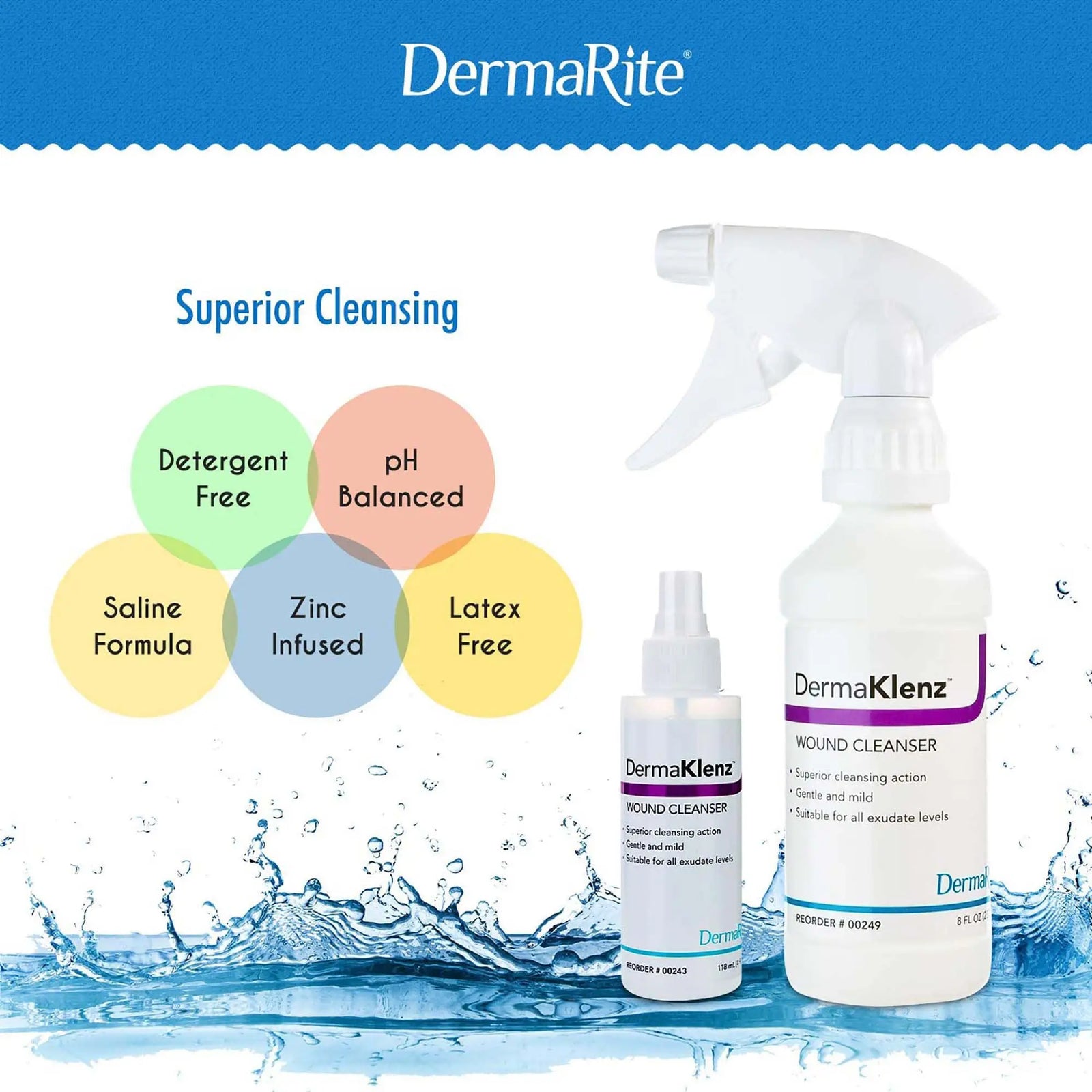 DermaRite DermaKlenz Wound Cleanser