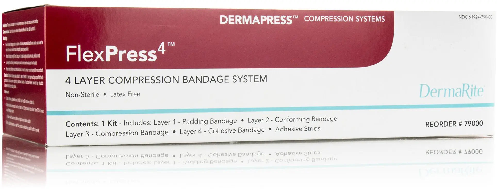 DermaRite FlexPress4 4 Layer Compression Bandage System