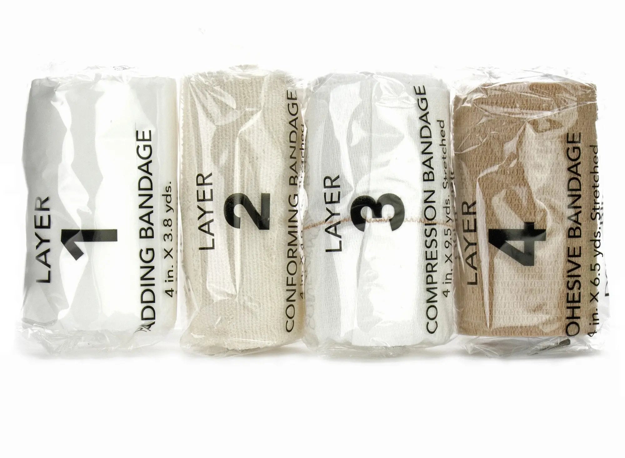 DermaRite FlexPress4 4 Layer Compression Bandage System