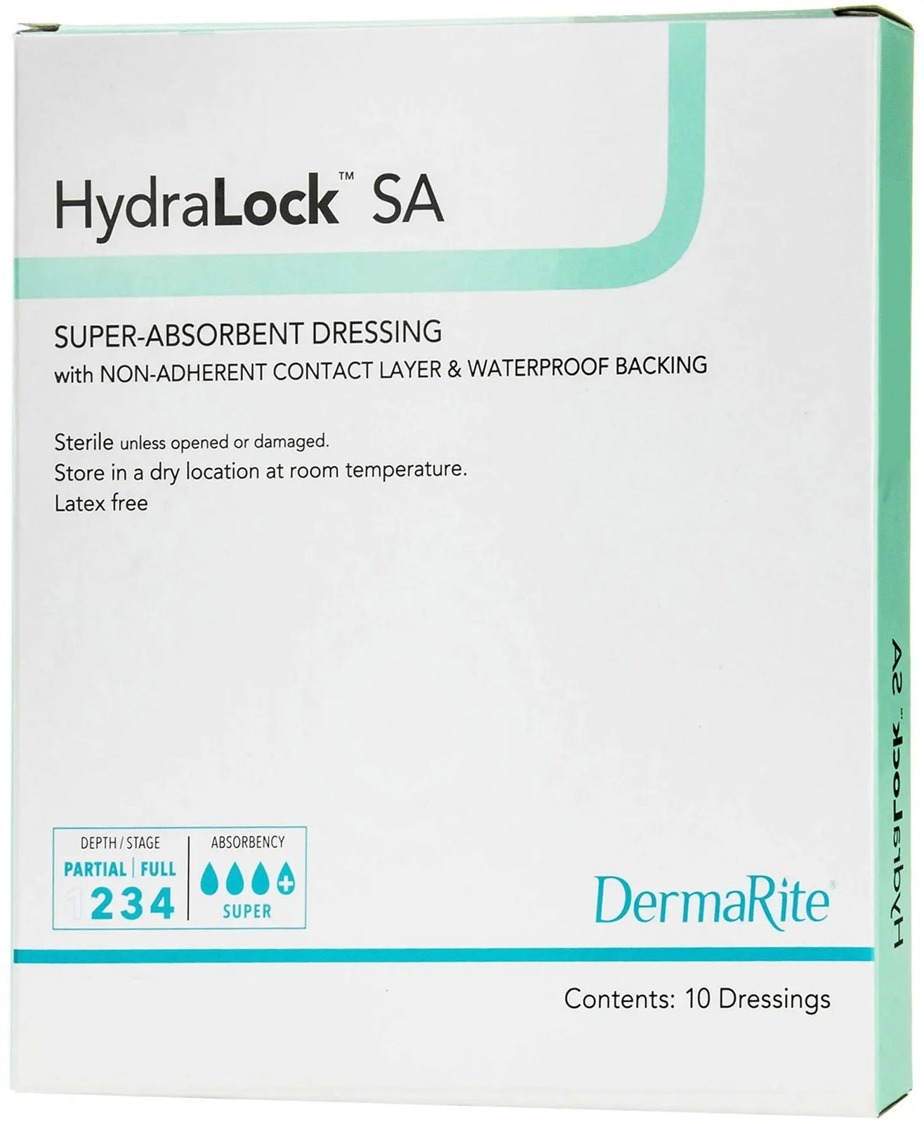 DermaRite HydraLock SA Super Absorbent Dressing