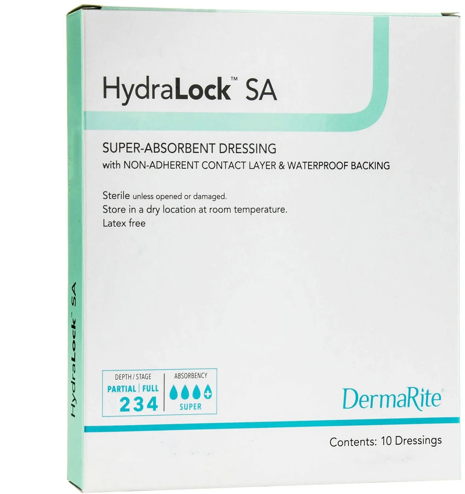 DermaRite HydraLock SA Super Absorbent Dressing