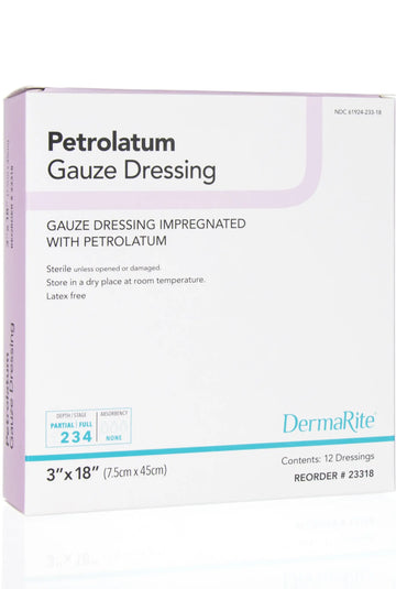 DermaRite Petrolatum Gauze Dressing