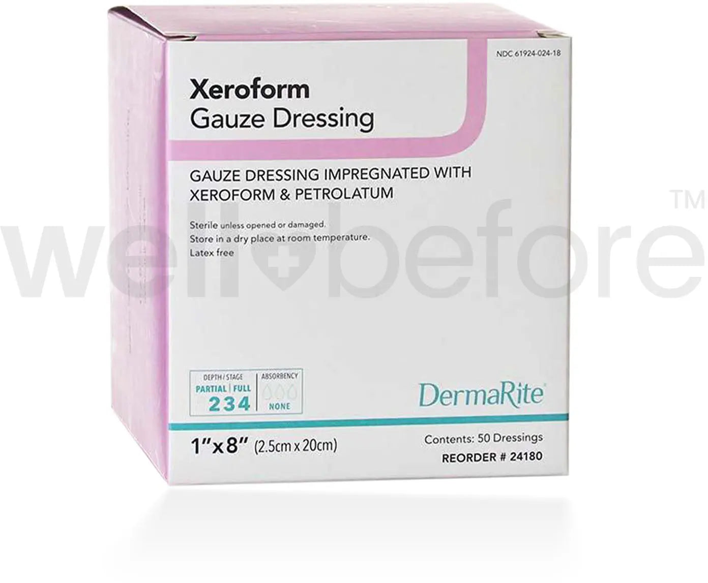 DermaRite Xeroform Gauze Dressing