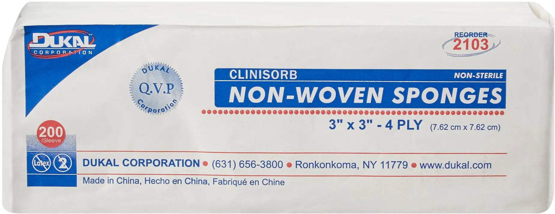 Dukal Clinisorb Non-Woven Sponges