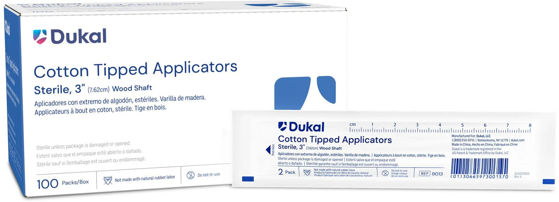 Dukal Sterile Cotton Tipped Applicators