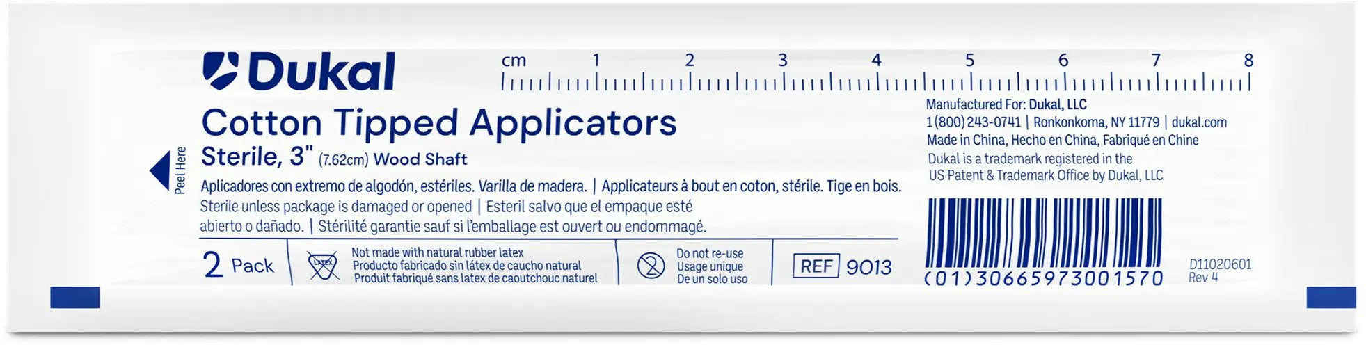 Dukal Sterile Cotton Tipped Applicators