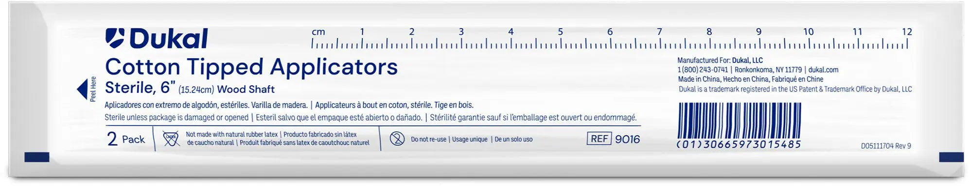 Dukal Sterile Cotton Tipped Applicators