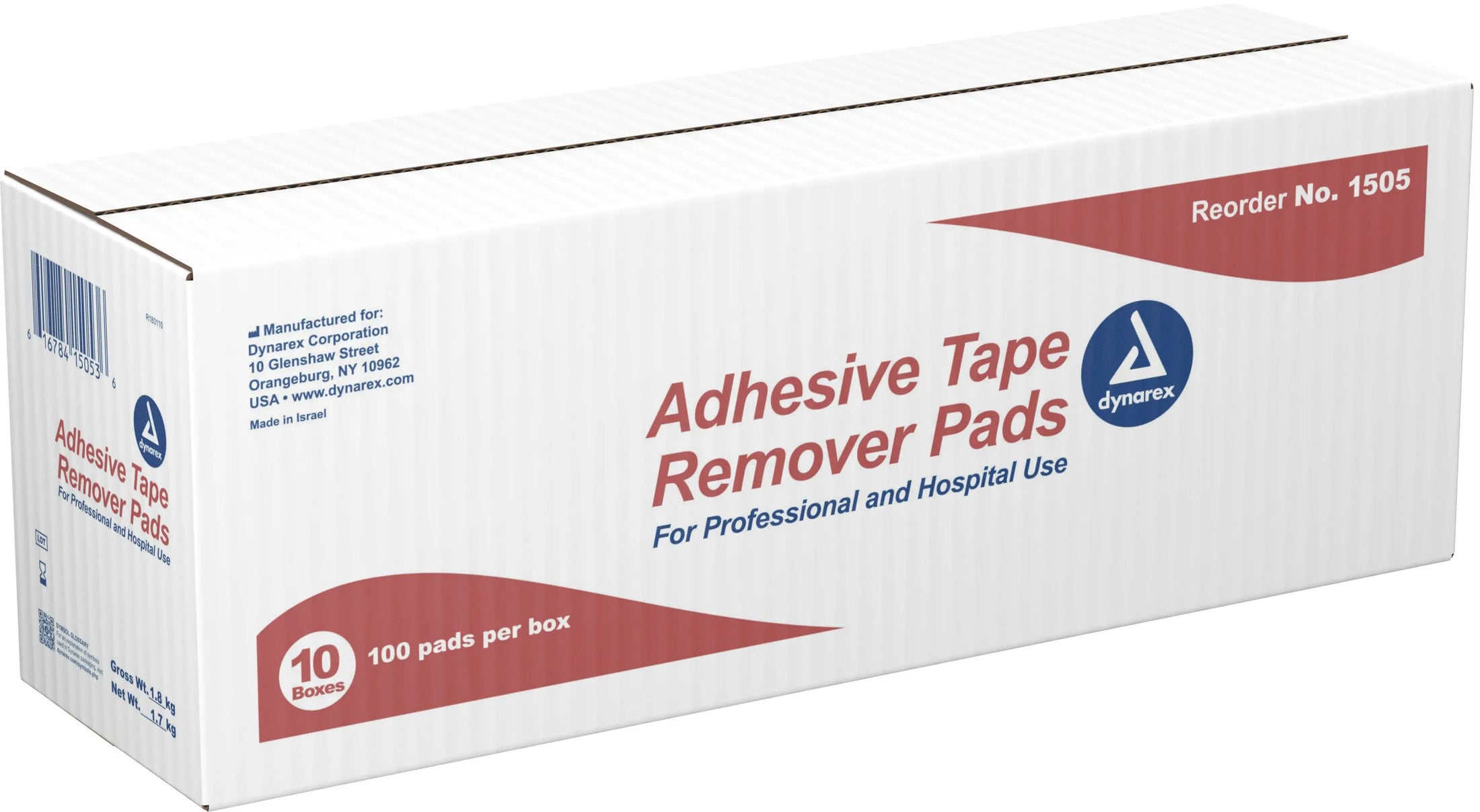 Dynarex Adhesive Tape Remover Pads