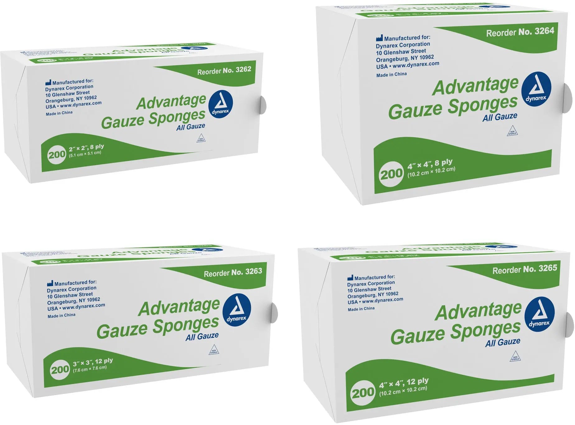 Dynarex Advantage Gauze Sponges