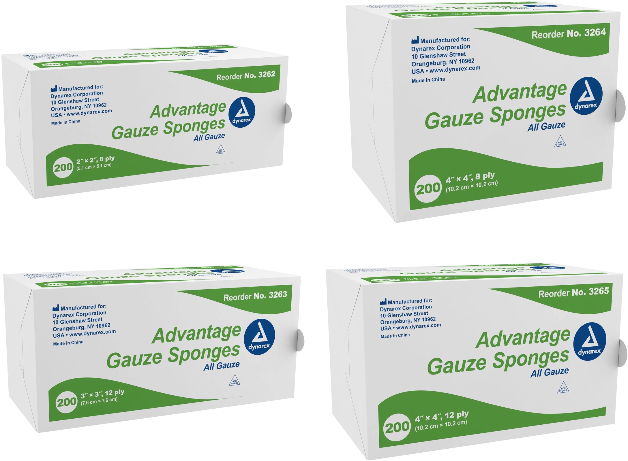 Dynarex Advantage Gauze Sponges