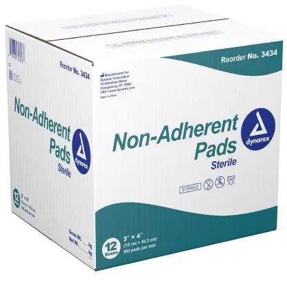 Dynarex Non-Adherent Pads Sterile
