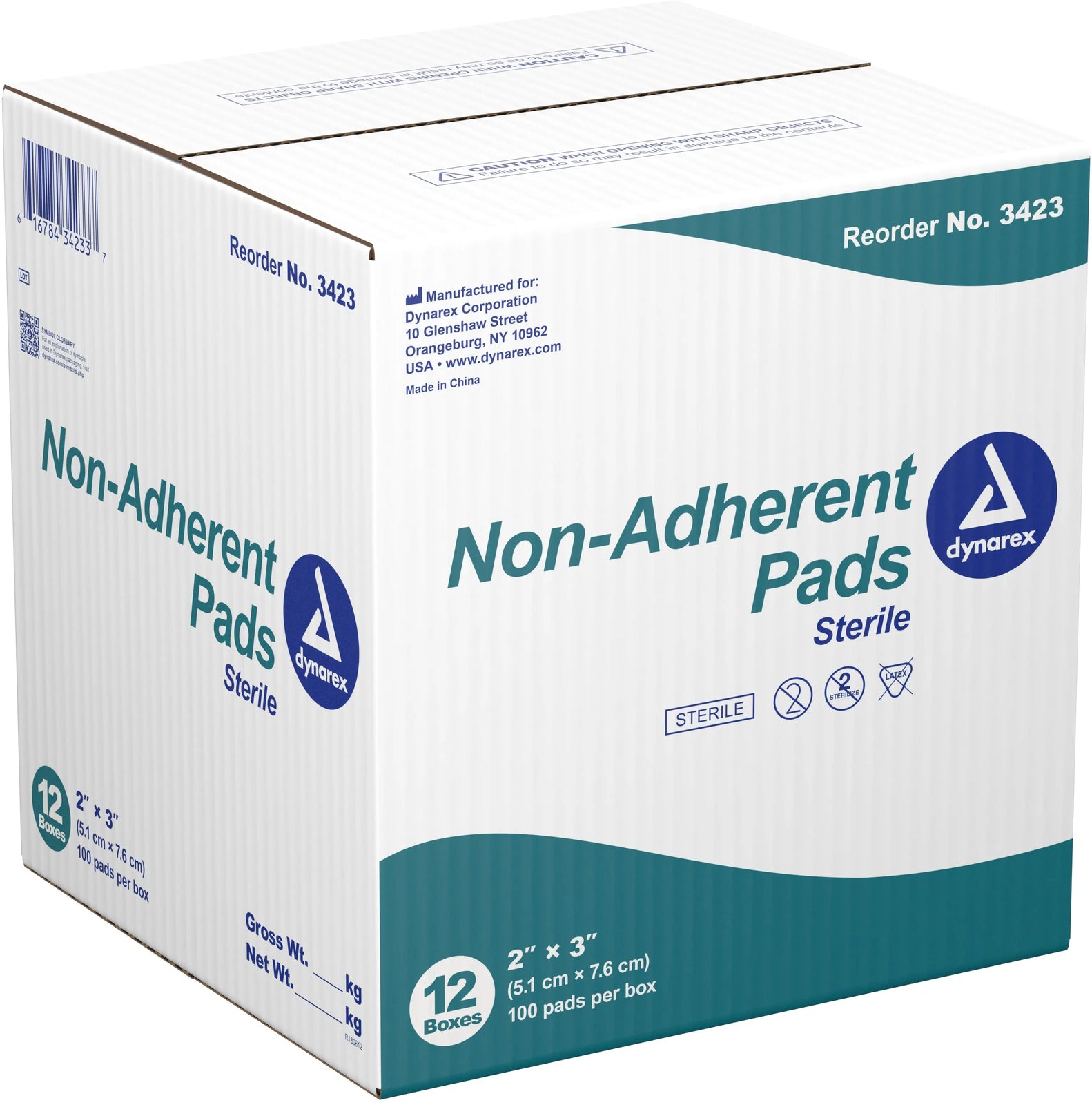 Dynarex Non-Adherent Pads Sterile