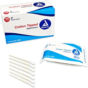 Dynarex Non-Sterile Cotton Tipped Applicators