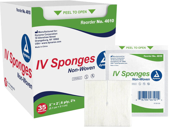 Dynarex Non-Woven IV Sponges