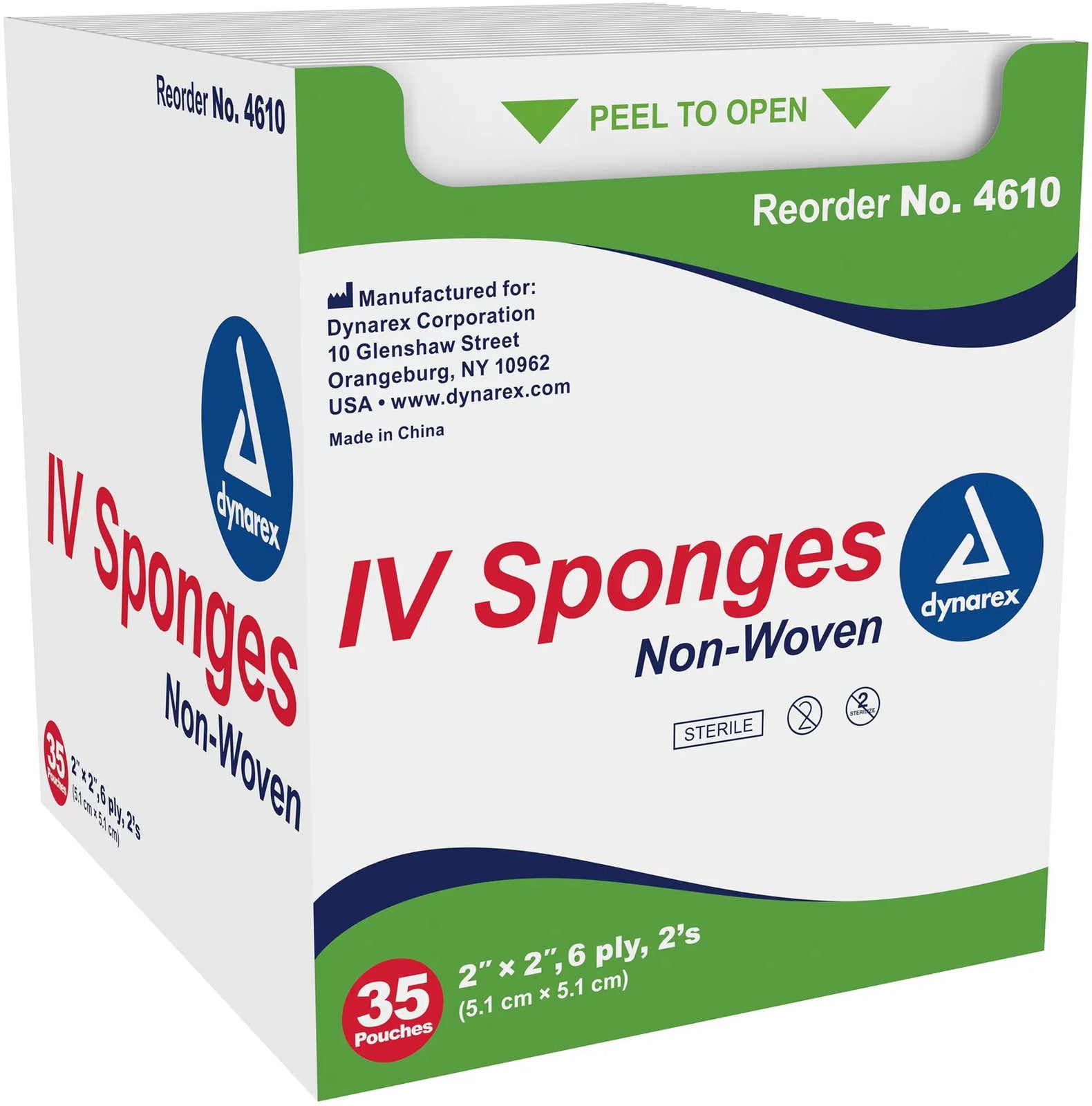 Dynarex Non-Woven IV Sponges