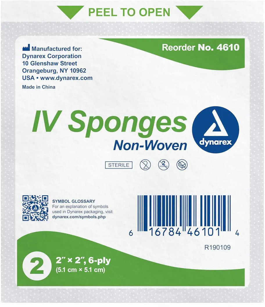 Dynarex Non-Woven IV Sponges