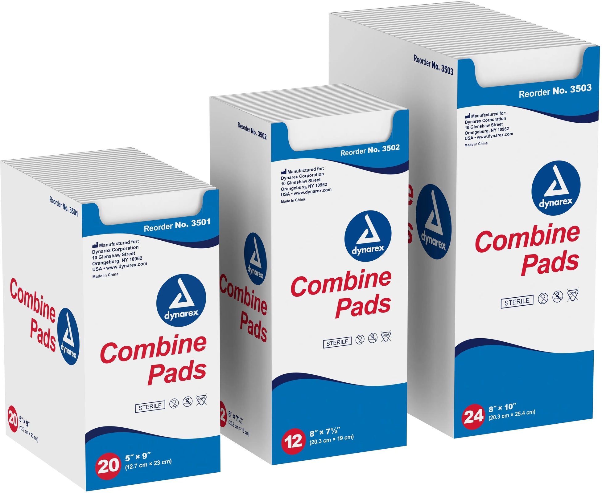 Dynarex Sterile Combine Pads