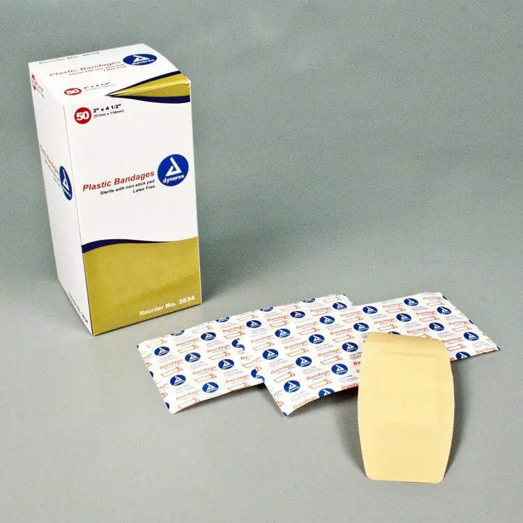 Dynarex Sterile Plastic Adhesive Bandages