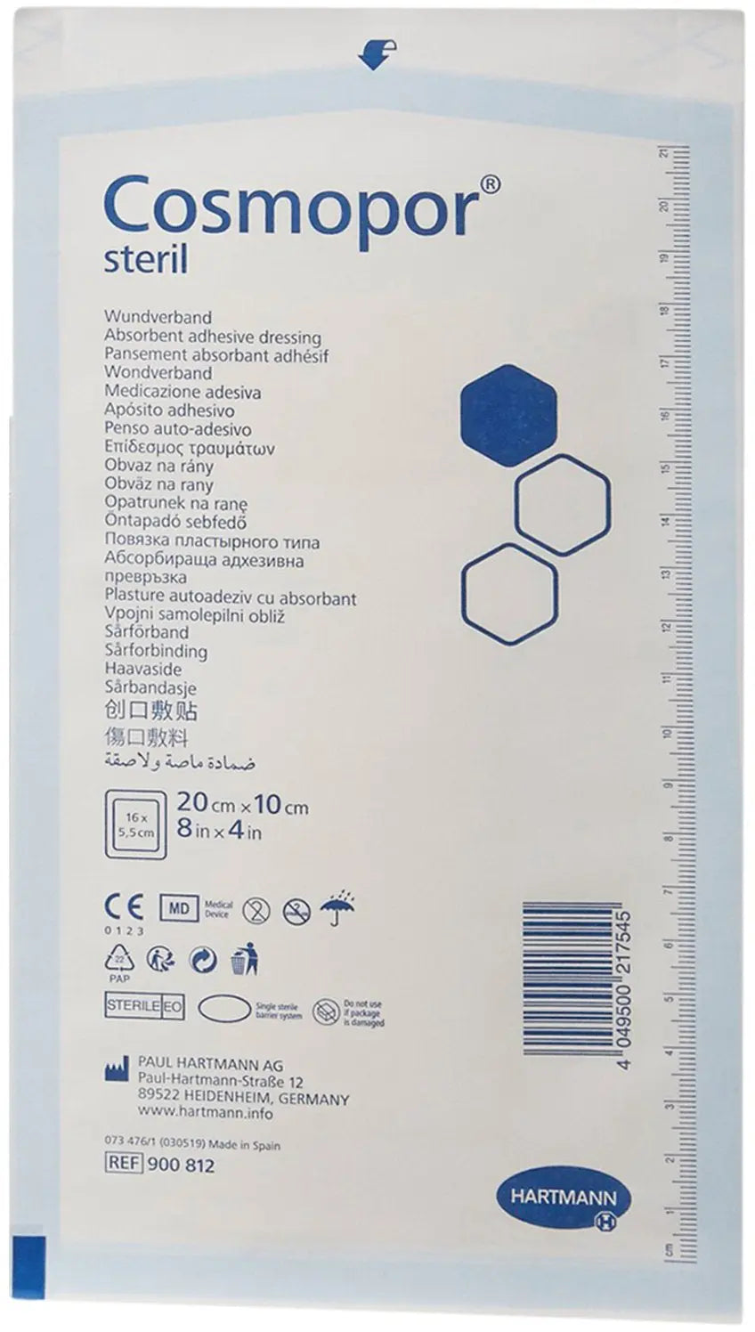 Hartmann Cosmopor Sterile Adhesive Wound Dressing