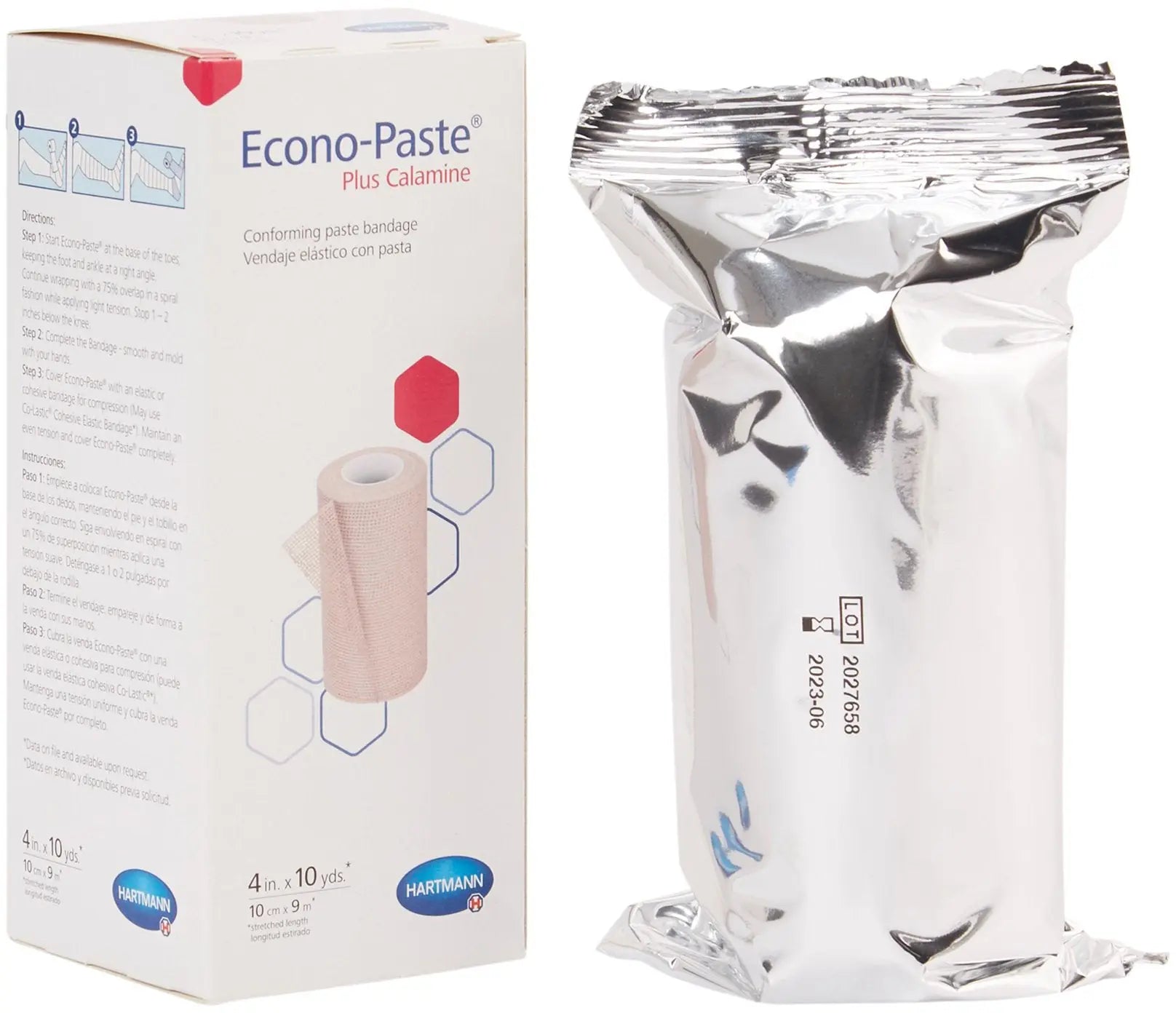 Hartmann Econo-Paste Conforming Paste Bandage Plus Calamine