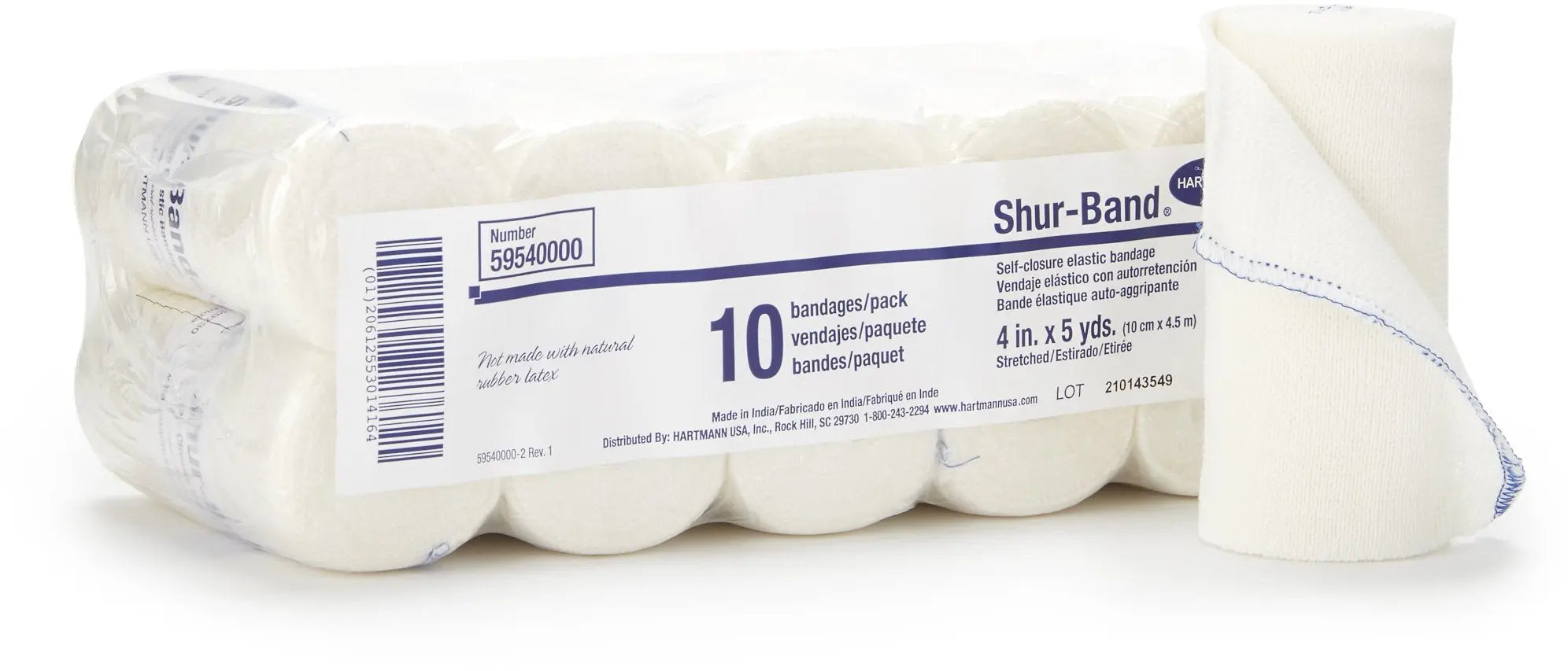 Hartmann Shur-Band LF Non-Sterile Self-Closure Elastic Bandages