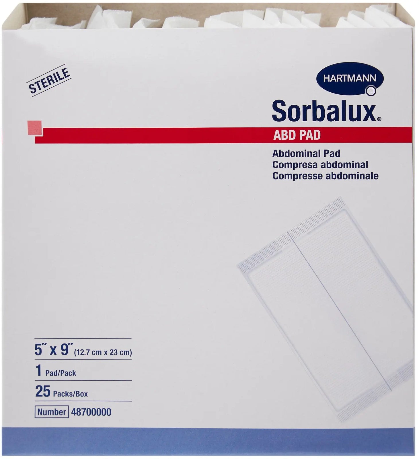 Hartmann Sorbalux ABD Absorbent Abdominal Pad