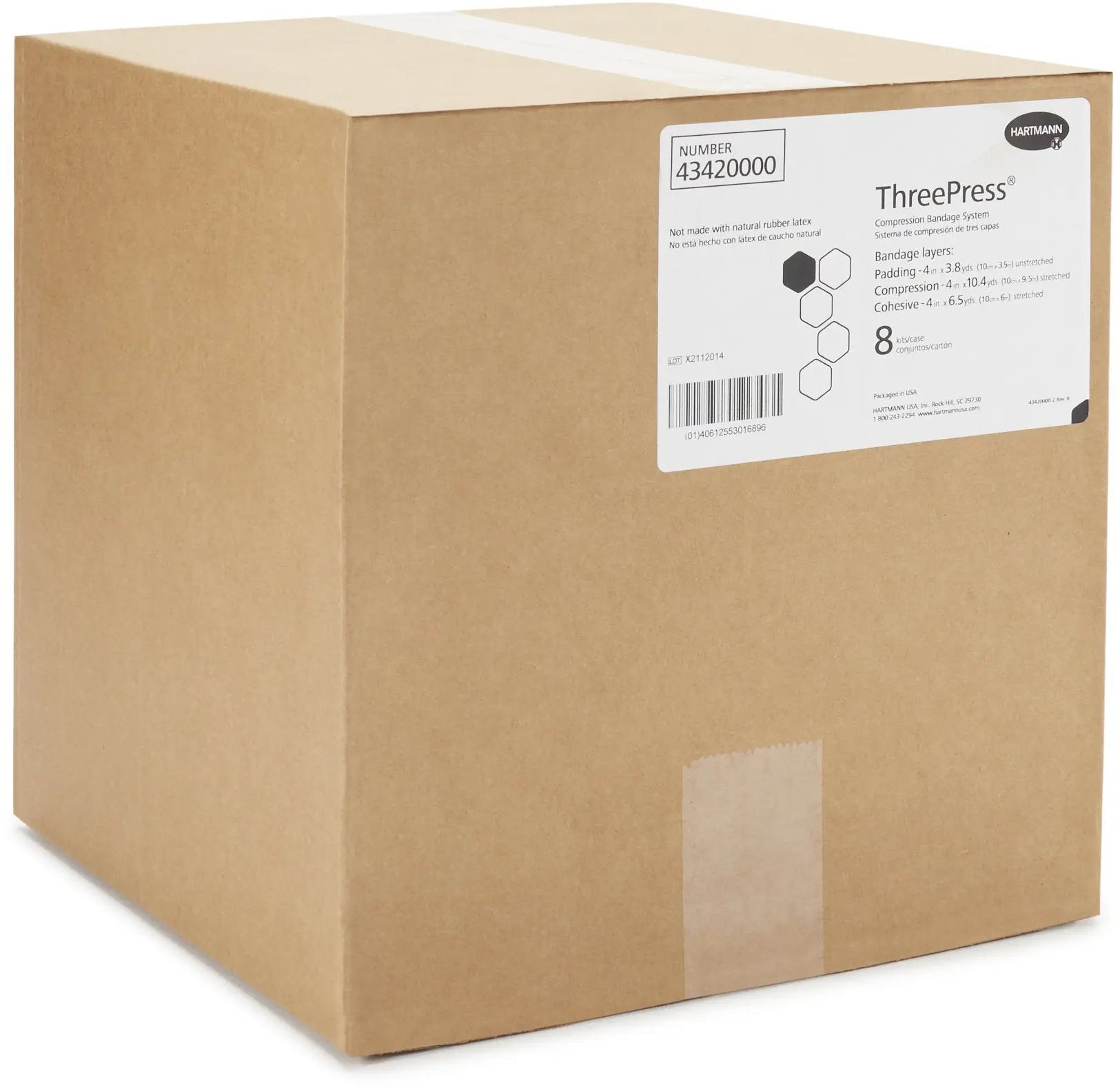 Hartmann ThreePress Three-Layer Compression Bandage System