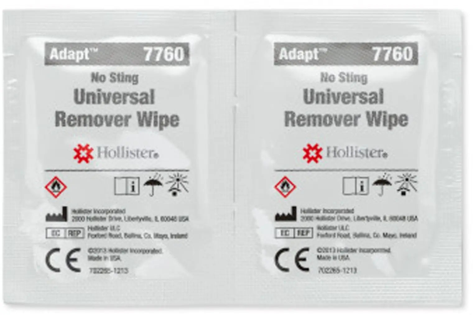 Hollister Adapt No Sting Universal Remover Wipes