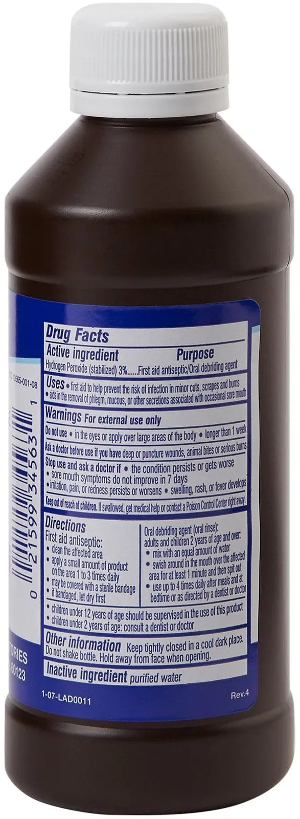 Hydrox Solution of Hydrogen Peroxide 3% USP 10 Volume