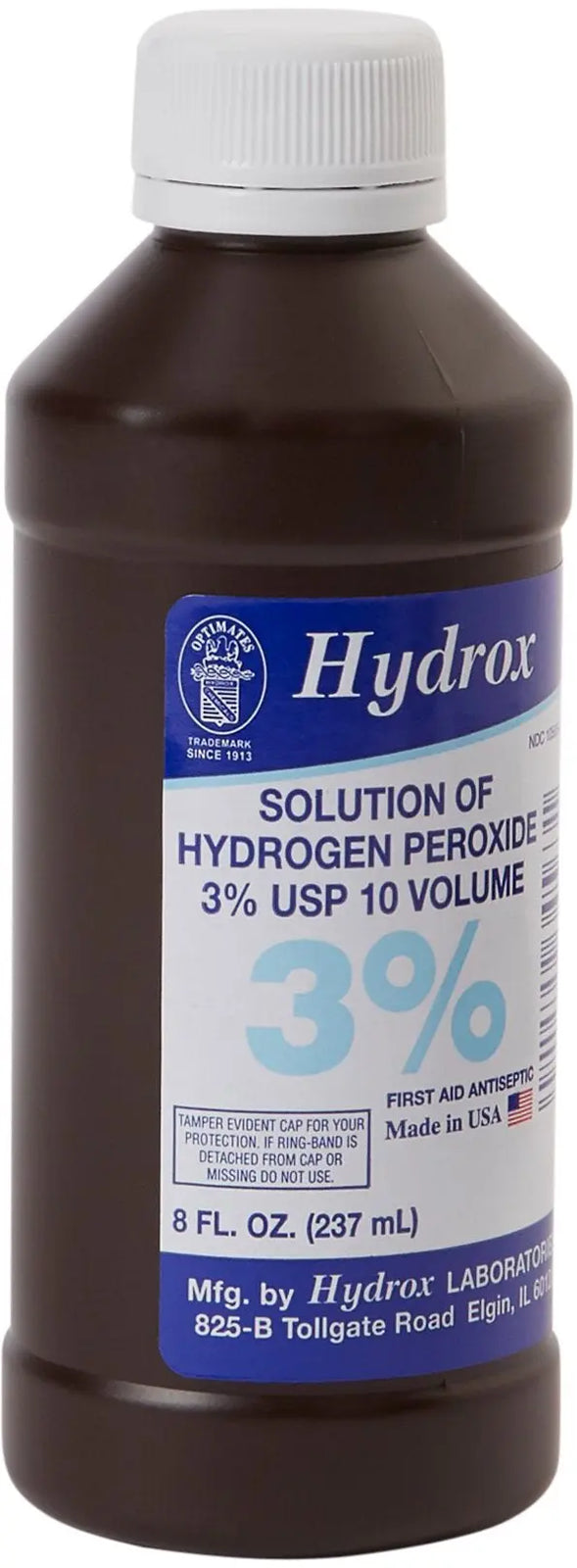 Hydrox Solution of Hydrogen Peroxide 3% USP 10 Volume