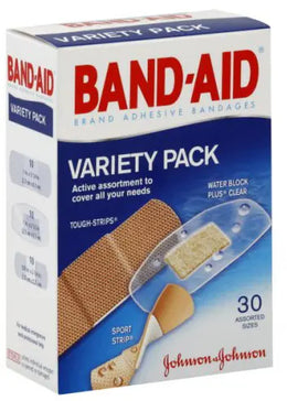 Johnson & Johnson Band-Aid Brand Adhesive Bandages Variety Pack